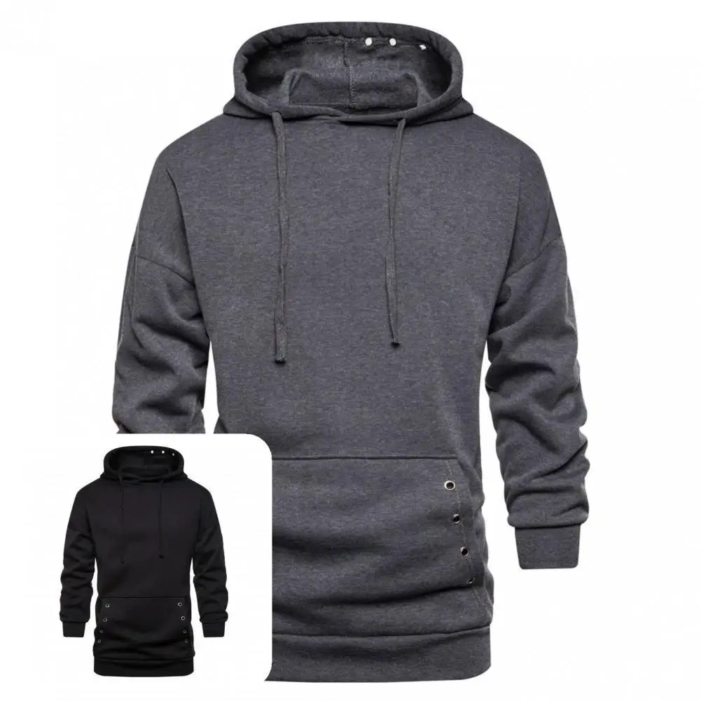 Male Hoodie Thin Fleece Lining Men Sweatshirt Ultra Soft Lightweight Classic Solid Color Metal Holes Hooded Sweatshirt
Male Hoodie Thin Fleece Lining Men Sweatshirt Ultra Soft Lightweight Classic Solid Color Metal Holes Hooded Sweatshirt