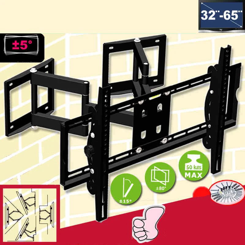 Гибкий Кронштейн для телевизора 42 65 дюймов|bracket wall mount|bracket mountbracket tv |