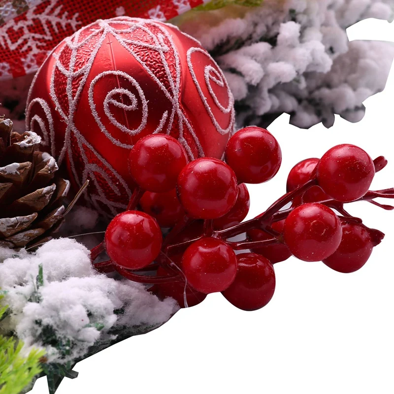 HOT-Christmas Creative Artificial Lovely Teardrop Decor Door with 40cm Small Red Fruit PE Christmas Wreath
HOT-Christmas Creative Artificial Lovely Teardrop Decor Door with 40cm Small Red Fruit PE Christmas Wreath