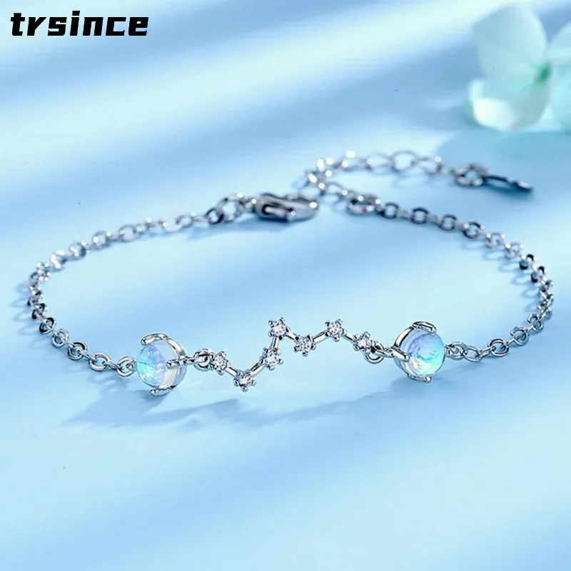 Роскошный большой браслет с лунным камнем, изысканные ювелирные браслеты для девушек, подарок на день рождения 
Роскошный большой браслет с лунным камнем, изысканные ювелирные браслеты для девушек, подарок на день рождения