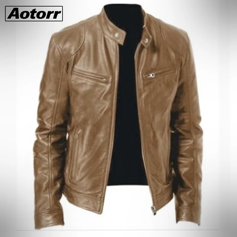 2021 Winter Leather Jacket Men Motorcycle Jacket Slim Fit PU Jacket Mens Street Biker Coat Pleated Design Zipper Plus Size 5XL
2021 Winter Leather Jacket Men Motorcycle Jacket Slim Fit PU Jacket Mens Street Biker Coat Pleated Design Zipper Plus Size 5XL