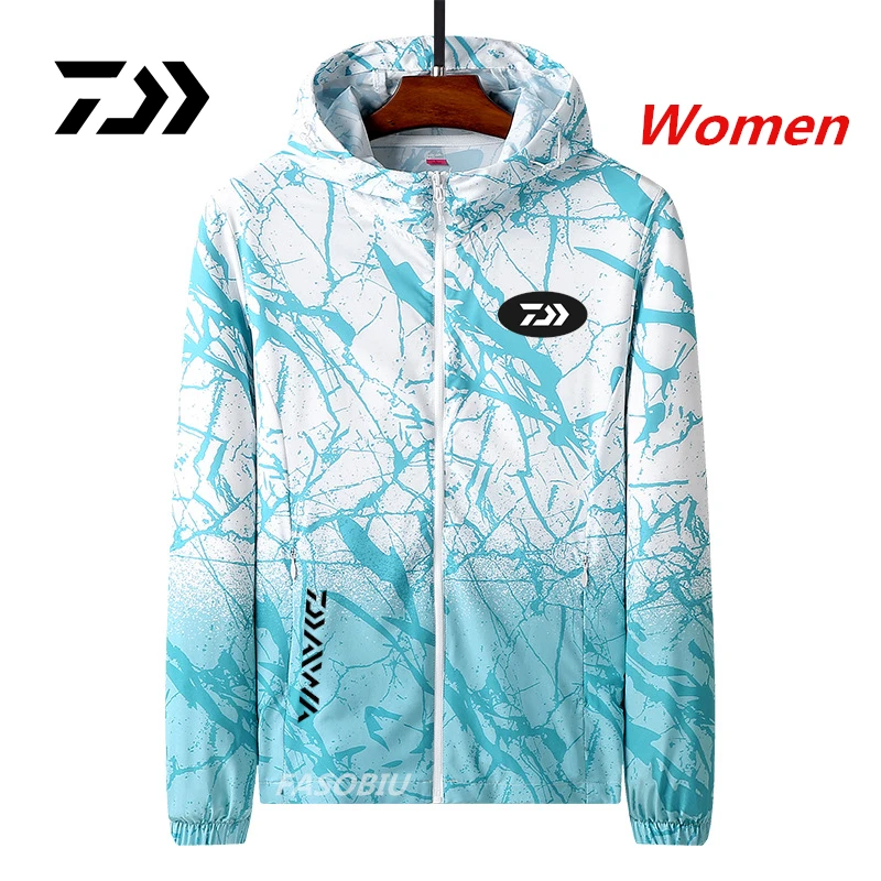 Daiwa Outdoor Sun Protection Clothing Women's Spring Summer Fishing Clothes UV Protection Sports Windbreaker Thin Fishing Jacket
Daiwa Outdoor Sun Protection Clothing Women's Spring Summer Fishing Clothes UV Protection Sports Windbreaker Thin Fishing Jacket