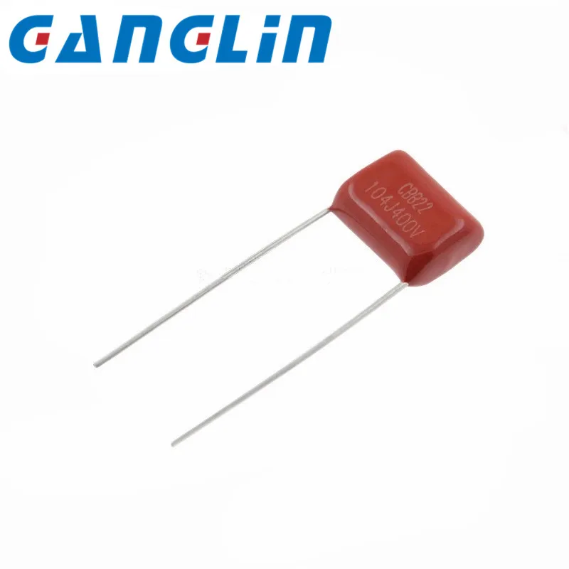 10 шт. 400V104J шаг мм 0 1 мкФ 100NF 400V 104 CBB полипропиленовый пленочный конденсатор Новинка