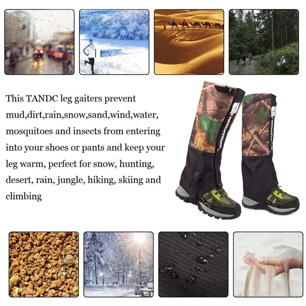 Outdoor Durable Waterproof Highly Breathable For Hiking Climbing Hunting High Gaiters Snow Legging Wraps Gaiter Tool (no Shoes)
Outdoor Durable Waterproof Highly Breathable For Hiking Climbing Hunting High Gaiters Snow Legging Wraps Gaiter Tool (no Shoes)