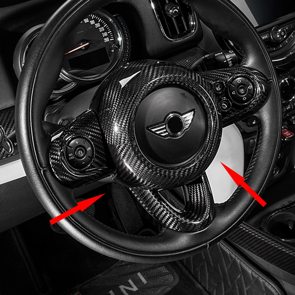 For BMW MINI F Series Carbon Fiber Steering Wheel Airbag Shell Cover Real Carbon Fiber Car Modified Interior Accessories Sticker
For BMW MINI F Series Carbon Fiber Steering Wheel Airbag Shell Cover Real Carbon Fiber Car Modified Interior Accessories Sticker