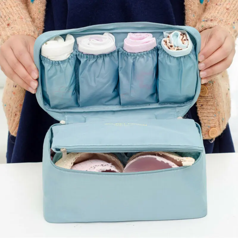 Portable Travel Bra Lingerie Socks Underwear Handbag Organizer Bag Storage Case For Travel Trip
Portable Travel Bra Lingerie Socks Underwear Handbag Organizer Bag Storage Case For Travel Trip