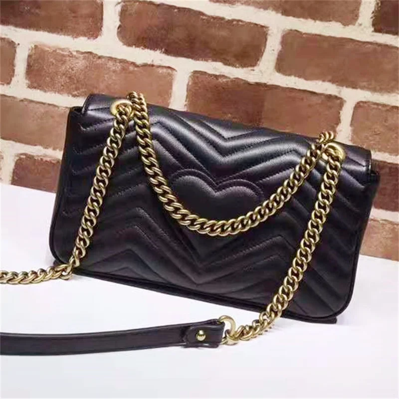 Luxury Designer Marmont Women Handbag Female Messenger Heart-shaped Suture Bag Real Leather Chains Shoulder Crossbody Bags
Luxury Designer Marmont Women Handbag Female Messenger Heart-shaped Suture Bag Real Leather Chains Shoulder Crossbody Bags