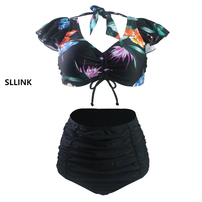 Printed European and American Swimsuit Foreign Trade Sexy Bikini High Waist Triangle Split Women
Printed European and American Swimsuit Foreign Trade Sexy Bikini High Waist Triangle Split Women