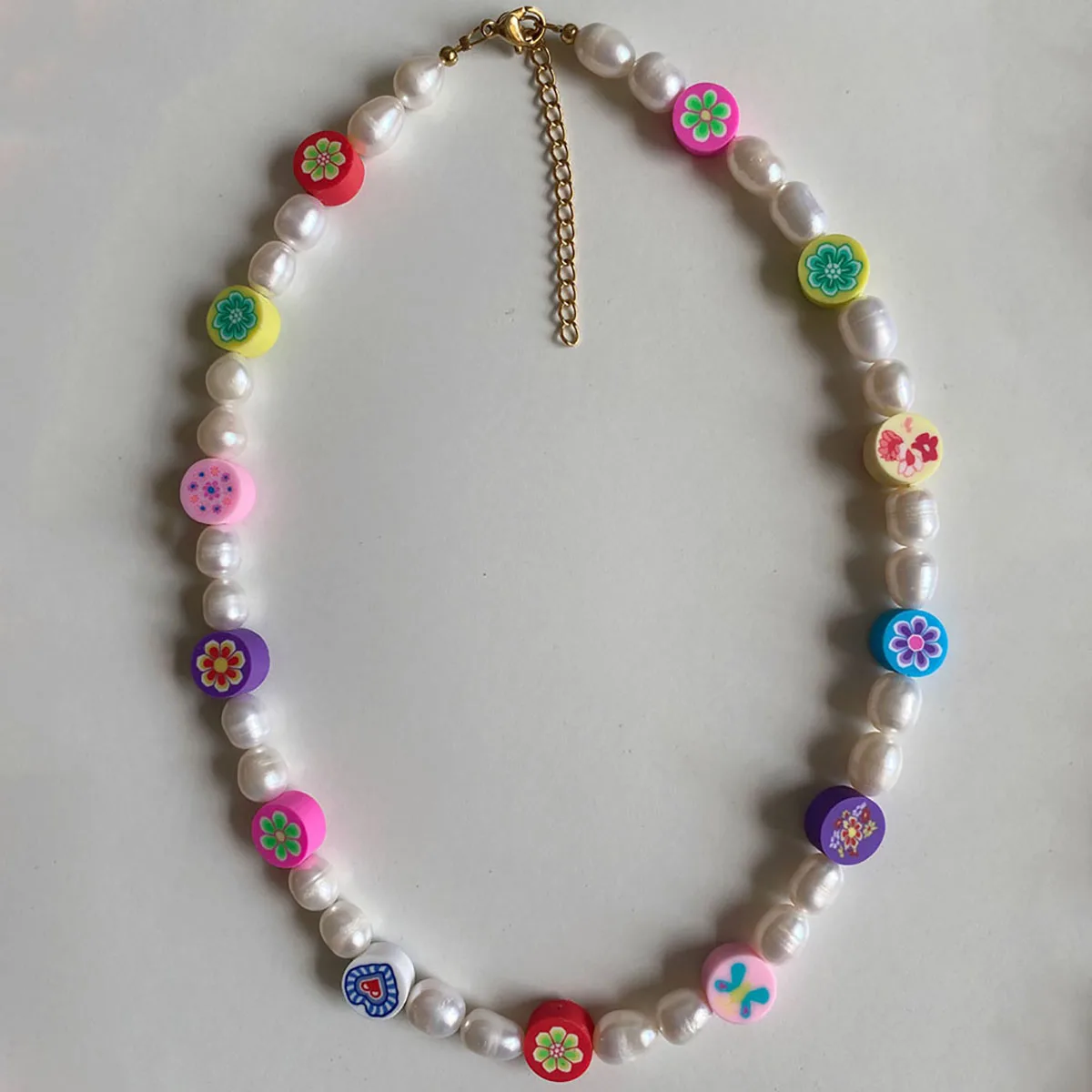 Moloye Handmade Mixed Color Soft Pottery Flower Pearl Necklace Fashion Design 2021 New Female Ins Travel Personality Accessories
Moloye Handmade Mixed Color Soft Pottery Flower Pearl Necklace Fashion Design 2021 New Female Ins Travel Personality Accessories