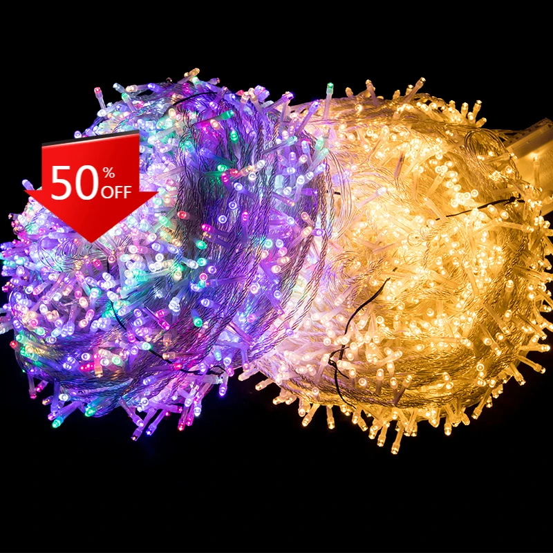 100m Street Garland LED String Outdoor Festoon Fairy Holiday Lights 10 20 30 50m Wedding Home Decor Christmas Party Decoration
100m Street Garland LED String Outdoor Festoon Fairy Holiday Lights 10 20 30 50m Wedding Home Decor Christmas Party Decoration