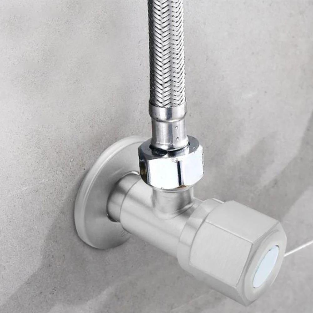 G1/2in Stainless Steel Brushed Angle Valve Kitchen Faucet Water Heater Stop Valve Accessories
G1/2in Stainless Steel Brushed Angle Valve Kitchen Faucet Water Heater Stop Valve Accessories