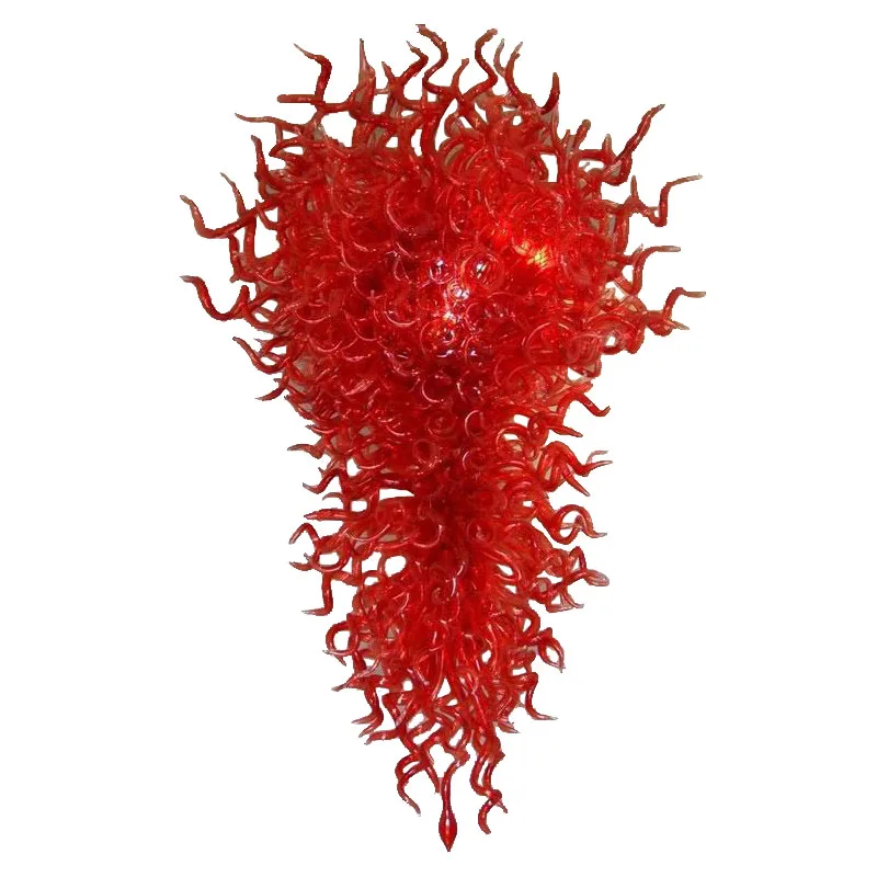 Wedding Decor Hand Blown Glass Red Chandelier Light 60 Inches Hotel Stair Italy Pendant Lamp Long Chain Design
Wedding Decor Hand Blown Glass Red Chandelier Light 60 Inches Hotel Stair Italy Pendant Lamp Long Chain Design