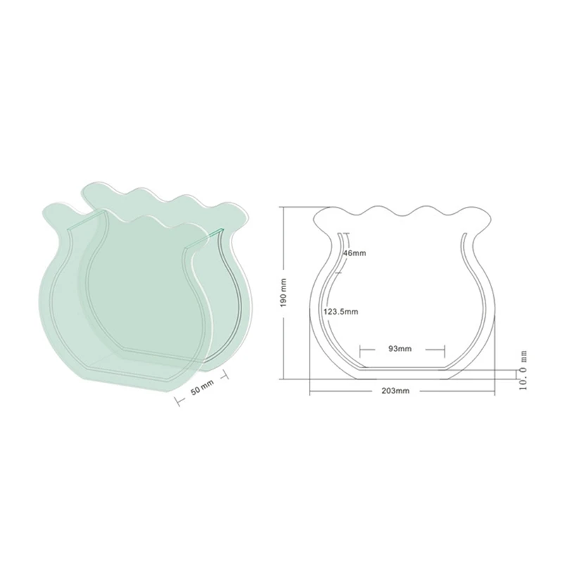 Acrylic Vases Floral Container Rainbow Color Decorative Shop Design Wedding Party Home Office Decoration
Acrylic Vases Floral Container Rainbow Color Decorative Shop Design Wedding Party Home Office Decoration