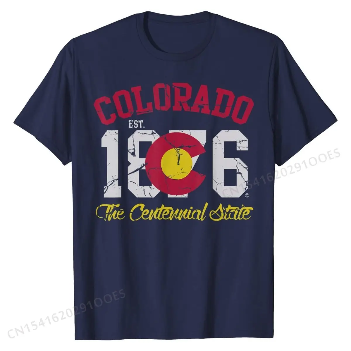 Флаг Колорадо The Centennial State Men Women Kids Shirt Cute Gift Tops T Cotton Tshirts Classic | Мужская одежда
