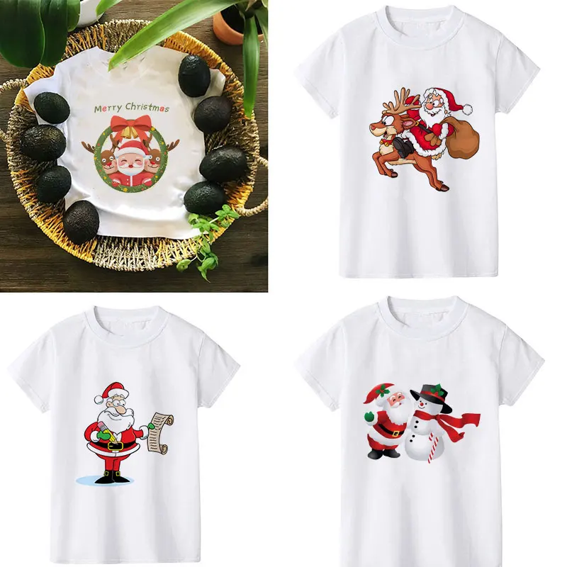 Harajuku Boys T Shirts New Fashion Kids Tops Cartoon Christmas Old People Send Gifts Printing Girls Shirts Summer Girl Clothes
Harajuku Boys T Shirts New Fashion Kids Tops Cartoon Christmas Old People Send Gifts Printing Girls Shirts Summer Girl Clothes