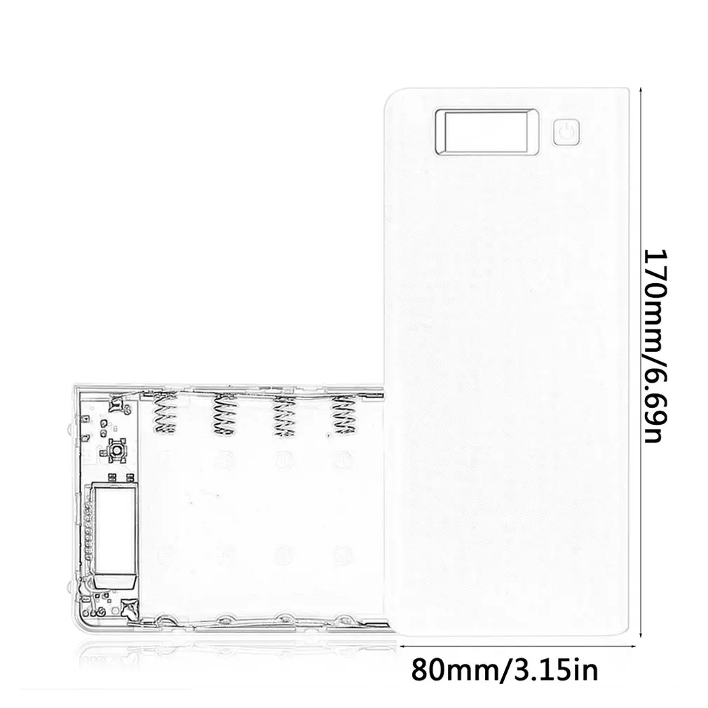 8*18650 battery Portable Power Bank Case Kit Digital Display Welding-Free 8*18650 Mobile Power Box Kit Portable Battery Shell
8*18650 battery Portable Power Bank Case Kit Digital Display Welding-Free 8*18650 Mobile Power Box Kit Portable Battery Shell