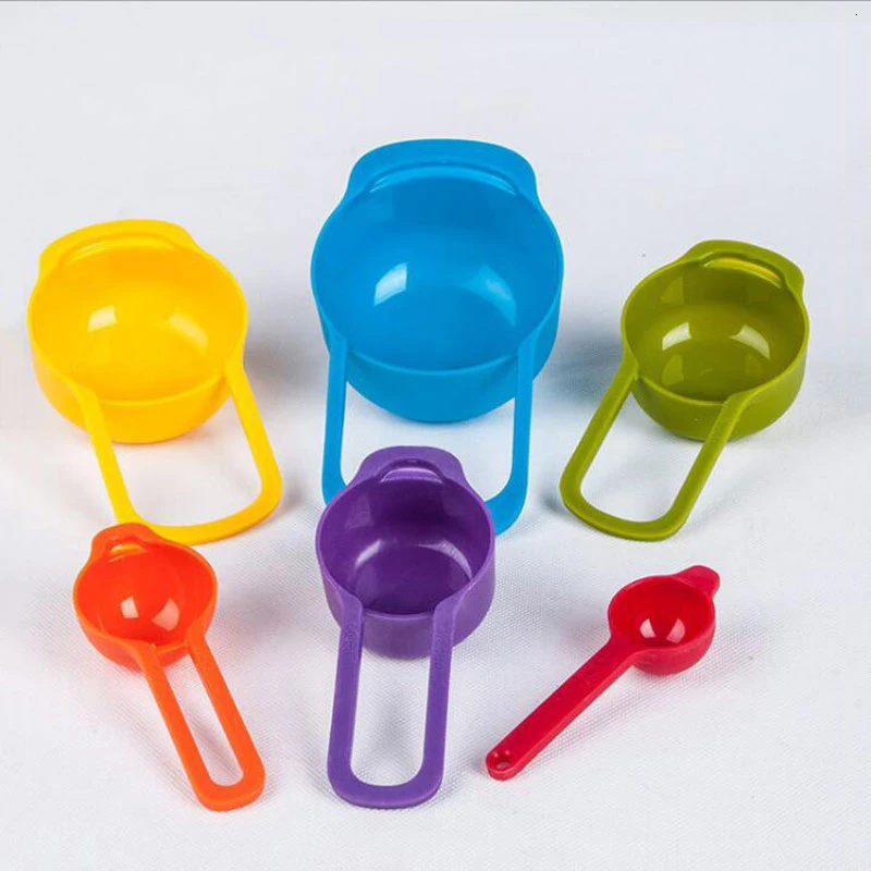6Pcs/set Kitchen Baking Tools Plastic Measuring Spoon Measuring Cup Combination Flour Baking Spoon Capacity Measuring Spoon Set
6Pcs/set Kitchen Baking Tools Plastic Measuring Spoon Measuring Cup Combination Flour Baking Spoon Capacity Measuring Spoon Set