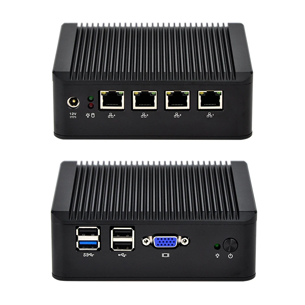 Qotom Q190G4U-S02 Barebone Mini PC 4 NIC четырехъядерный процессор J1900
Qotom Q190G4U-S02 Barebone Mini PC 4 NIC четырехъядерный процессор J1900