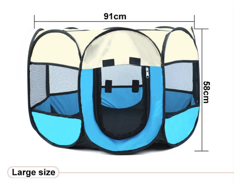 Portable Folding Pet Tent Dog House Octagonal Cage For Cat Tent Playpen Easy Operation Fence Outdoor Big Dogs House Puppy Kennel
Portable Folding Pet Tent Dog House Octagonal Cage For Cat Tent Playpen Easy Operation Fence Outdoor Big Dogs House Puppy Kennel