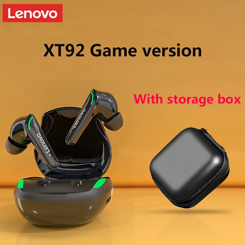 Lenovo XT92 TWS Gaming Earphone Bluetooth 5.1 Low Latency Professional Gamer Bluetooth Headphone With Mic 9D Stereo HiFi Headset
Lenovo XT92 TWS Gaming Earphone Bluetooth 5.1 Low Latency Professional Gamer Bluetooth Headphone With Mic 9D Stereo HiFi Headset