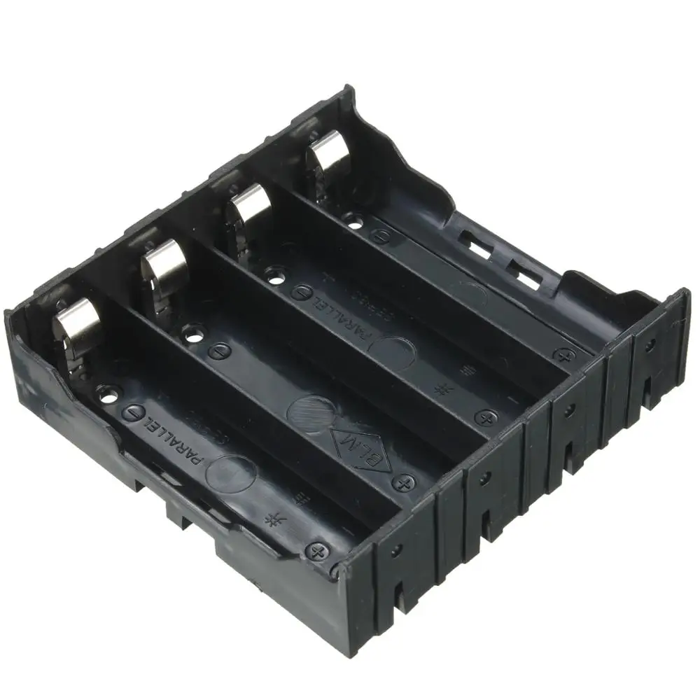 Plastic Battery Case Holder Storge Box DIY for 4pcs 18650 3.7V Rechargeable Batteries 
Plastic Battery Case Holder Storge Box DIY for 4pcs 18650 3.7V Rechargeable Batteries