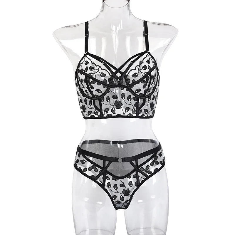 Yimunancy 2-Piece Leopard Bra Set Women Transparent Bra + Panty Underwear Set Ladies Sexy Lingerie Set
Yimunancy 2-Piece Leopard Bra Set Women Transparent Bra + Panty Underwear Set Ladies Sexy Lingerie Set