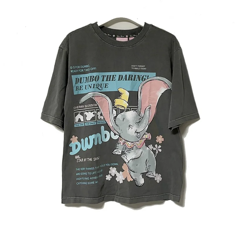 Disney 2021 Dumbo T-shirt ladies short sleeve Harajuku cartoon animation printing retro T-shirt combi and bodysuits
Disney 2021 Dumbo T-shirt ladies short sleeve Harajuku cartoon animation printing retro T-shirt combi and bodysuits