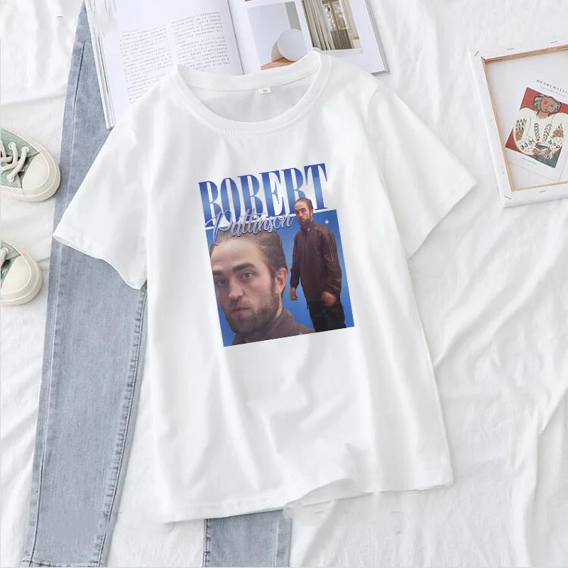 Robert Pattinson Standing Meme T Shirt Women White Graphic Tees Tops Rob Harajuku T-shirt Short Sleeved Fashion Tshirt Dropship
Robert Pattinson Standing Meme T Shirt Women White Graphic Tees Tops Rob Harajuku T-shirt Short Sleeved Fashion Tshirt Dropship