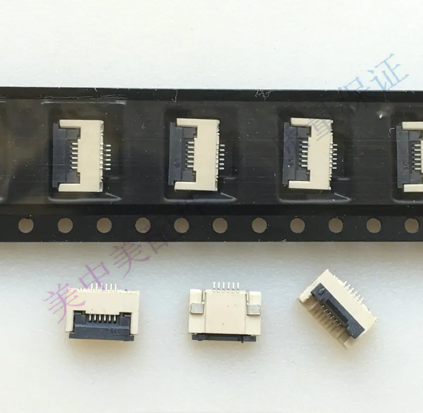 FFC FPC connector For laptop 6P boot touch keyboard card buckle under the bridge wire flip through
FFC FPC connector For laptop 6P boot touch keyboard card buckle under the bridge wire flip through