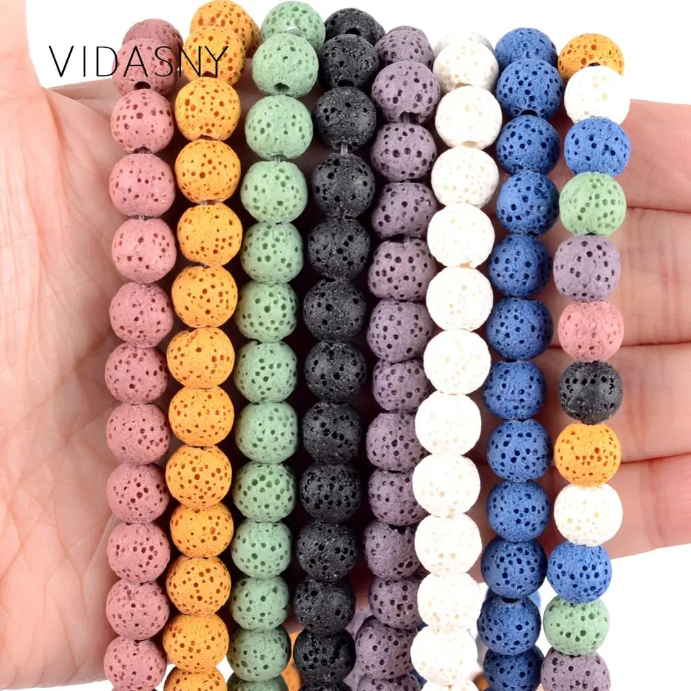 Natural Mineral Gem A+ Light Green Lava Stone Beads For Jewelry Making 6 8 10 12mm Round Spacer Beads Diy Bracelet Necklace 15''
Natural Mineral Gem A+ Light Green Lava Stone Beads For Jewelry Making 6 8 10 12mm Round Spacer Beads Diy Bracelet Necklace 15''