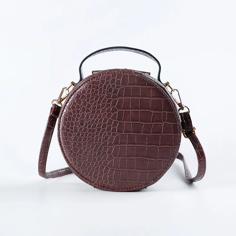 Retro Solid Color Round Cake Bag Shoulder Pu Zipper Shopping Ladies Shoulder Messenger Bag Hand Bags Women 2020
Retro Solid Color Round Cake Bag Shoulder Pu Zipper Shopping Ladies Shoulder Messenger Bag Hand Bags Women 2020