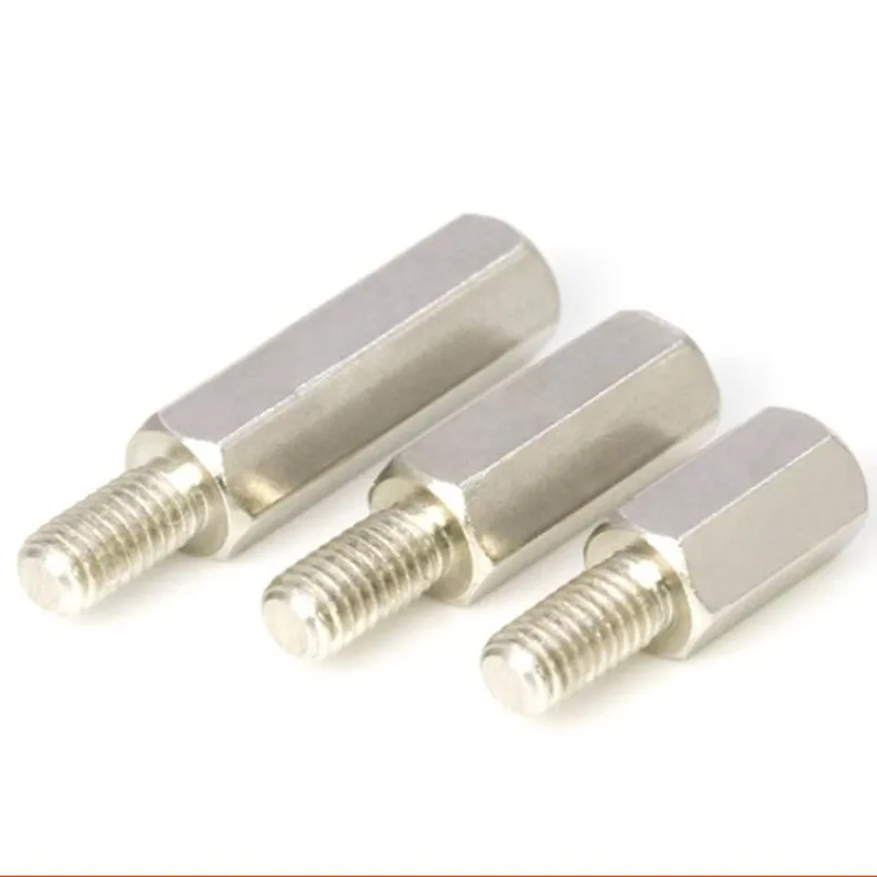 100pcs M3*6/8/10/12/15/16/18/20/22/25/30/35/40/45/50/55/60+6 Brass Standoff Spacer Nickel plated brass hex screw spacers
100pcs M3*6/8/10/12/15/16/18/20/22/25/30/35/40/45/50/55/60+6 Brass Standoff Spacer Nickel plated brass hex screw spacers