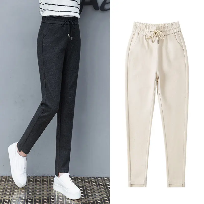 Womens 2020 Spring Autumn Suit Pants Solid Elastic Waist Trousers High Waist Causal Office Pants Trousers Pantalon Femme FY456
Womens 2020 Spring Autumn Suit Pants Solid Elastic Waist Trousers High Waist Causal Office Pants Trousers Pantalon Femme FY456