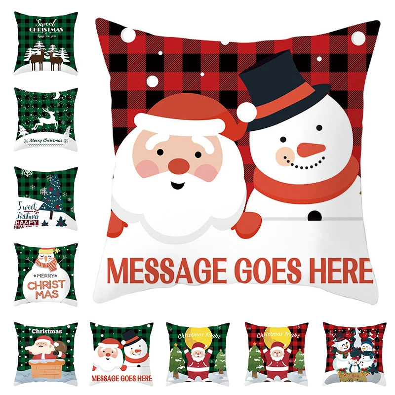 Christmas cushion cover 45*45 Pillowcase sofa cushions Pillow cases Cotton Linen pillow covers Home Decor Gift 2022
Christmas cushion cover 45*45 Pillowcase sofa cushions Pillow cases Cotton Linen pillow covers Home Decor Gift 2022