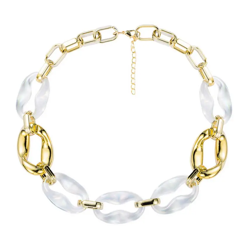 Chunky CCB Resin Link Chain Collar Necklace Women Exaggerated Chokers Necklace Boutique Hip Hop Jewelry Wholesale
Chunky CCB Resin Link Chain Collar Necklace Women Exaggerated Chokers Necklace Boutique Hip Hop Jewelry Wholesale