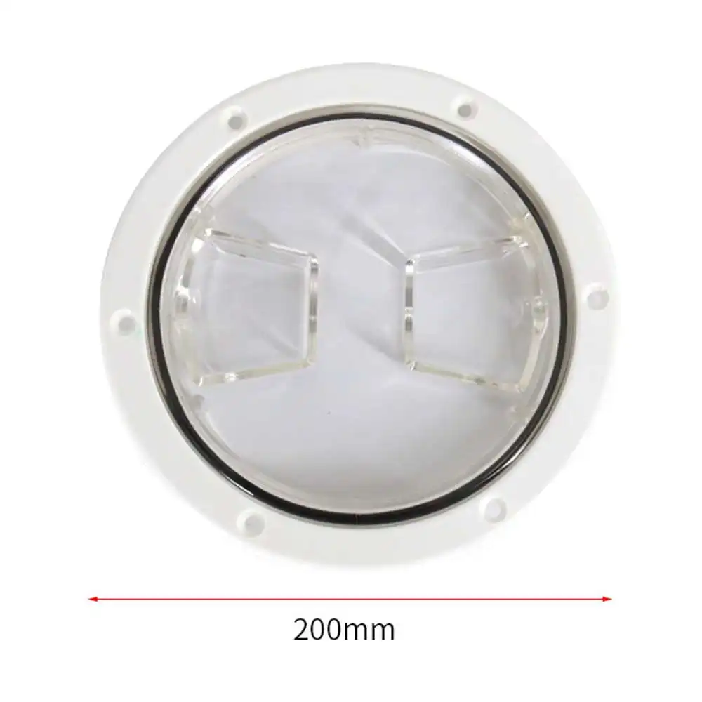 4inch/6inch ABS Plastic Round Transparent Deck Inspection Hatch Cover Screw Out Deck Inspection Plate For Boat Yacht Marine 
4inch/6inch ABS Plastic Round Transparent Deck Inspection Hatch Cover Screw Out Deck Inspection Plate For Boat Yacht Marine