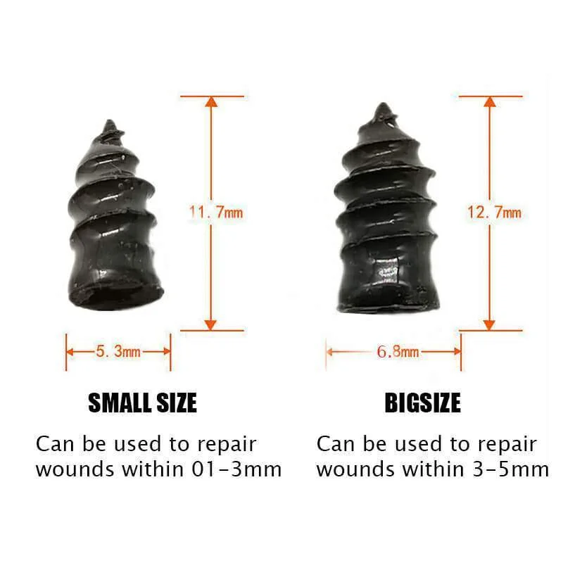 PACK OF 20 Auto Motorcycle Vacuum Tire Repair Nail Fast Repair Tool Self-service Tire Repair Nail Glue Free Repair Nail
PACK OF 20 Auto Motorcycle Vacuum Tire Repair Nail Fast Repair Tool Self-service Tire Repair Nail Glue Free Repair Nail