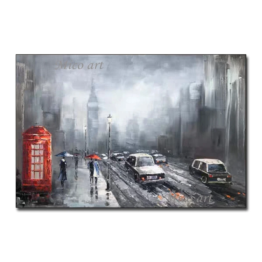 100% Hand-painted Paris Street Scenery Oil Painting Picture Drawn Abstract City Landscape Wall Canvas Art For Living Room Decor
100% Hand-painted Paris Street Scenery Oil Painting Picture Drawn Abstract City Landscape Wall Canvas Art For Living Room Decor