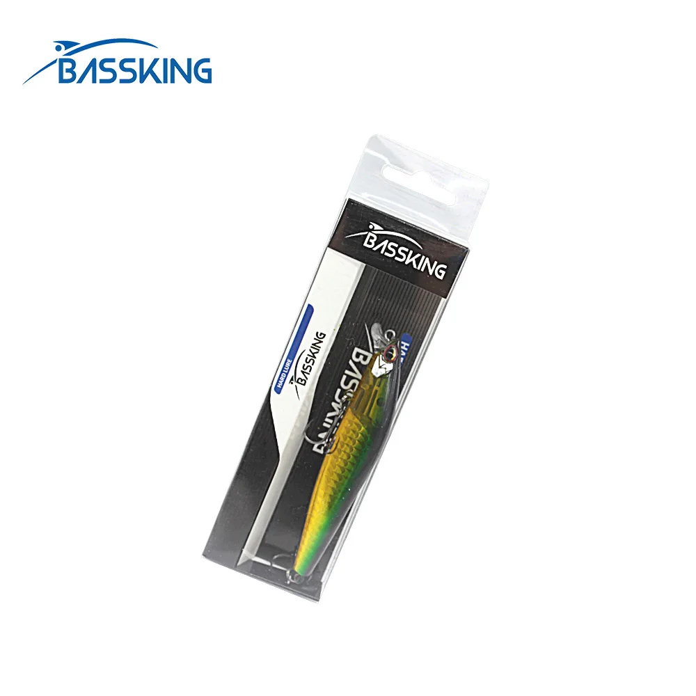 BASSKING Minnow Fishing Lure 100mm 14g Floating Hard Bait 5 Colors Isca Artificial Swimbait Wobblers Crankbait for Sea Bass
BASSKING Minnow Fishing Lure 100mm 14g Floating Hard Bait 5 Colors Isca Artificial Swimbait Wobblers Crankbait for Sea Bass