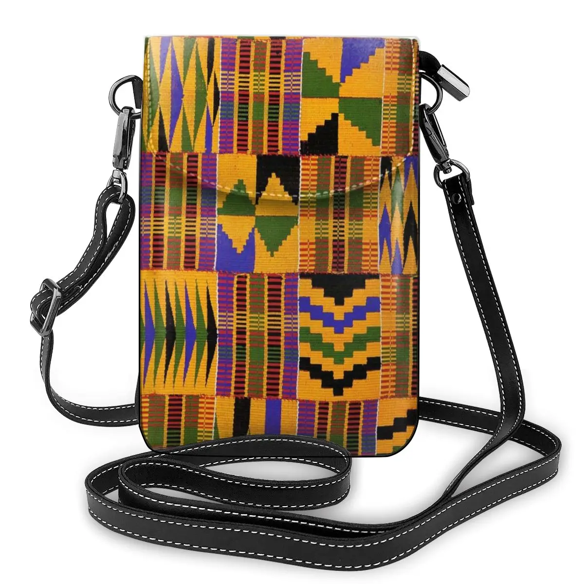 Afro Headboards Fabric Print Women's Cell Phone Purse Messenger Bag Hasp Cross Wallets Leather Shoulder African Ethnic Handbags 
Afro Headboards Fabric Print Women's Cell Phone Purse Messenger Bag Hasp Cross Wallets Leather Shoulder African Ethnic Handbags