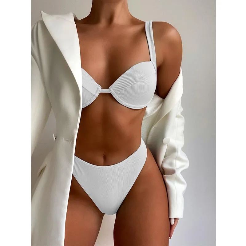 High Waisted Bikini 2021 Push Up Swimsuit Female Solid Bikini Set Women Swimwear Biquini Bathing Suit Swimming Suits Beachwear
High Waisted Bikini 2021 Push Up Swimsuit Female Solid Bikini Set Women Swimwear Biquini Bathing Suit Swimming Suits Beachwear