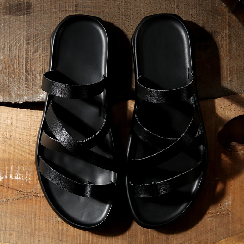 Genuine Leather Men Sandals New Summer Walking Sandals for Man Fashion Brand Outdoor Male Casual Shoes
Genuine Leather Men Sandals New Summer Walking Sandals for Man Fashion Brand Outdoor Male Casual Shoes