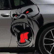 Gorilla King Kong Design Car Stickers Tuning SUV Automotive Waterproof Racing Door Bed Pickup Vehicle Truck Vinyl Graphic Decals