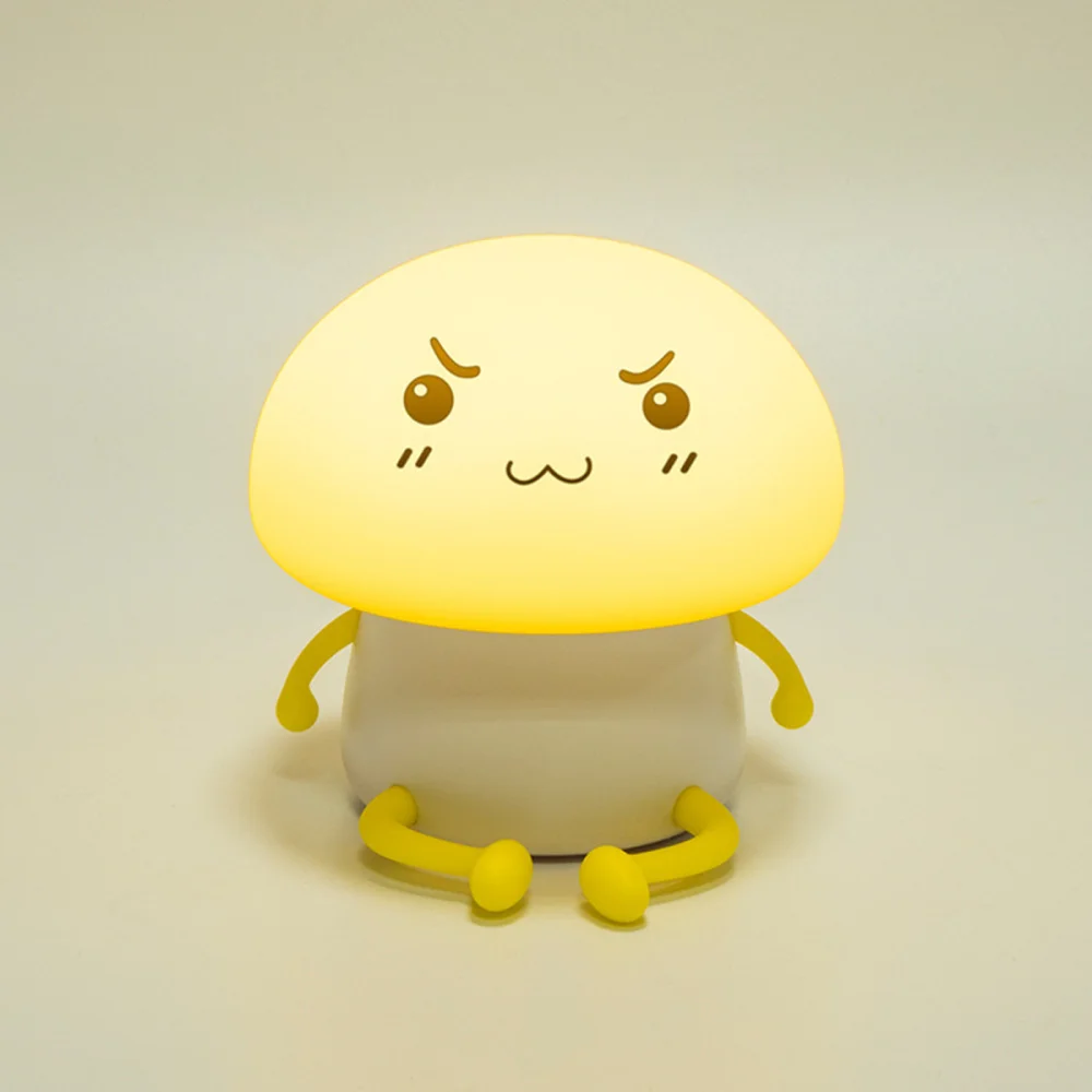 Silicone Lamp LED Night Light Colorful LED Cartoon Night Light Kids' Bedroom Light Home Decoration (Battery Powered, Yellow)
Silicone Lamp LED Night Light Colorful LED Cartoon Night Light Kids' Bedroom Light Home Decoration (Battery Powered, Yellow)