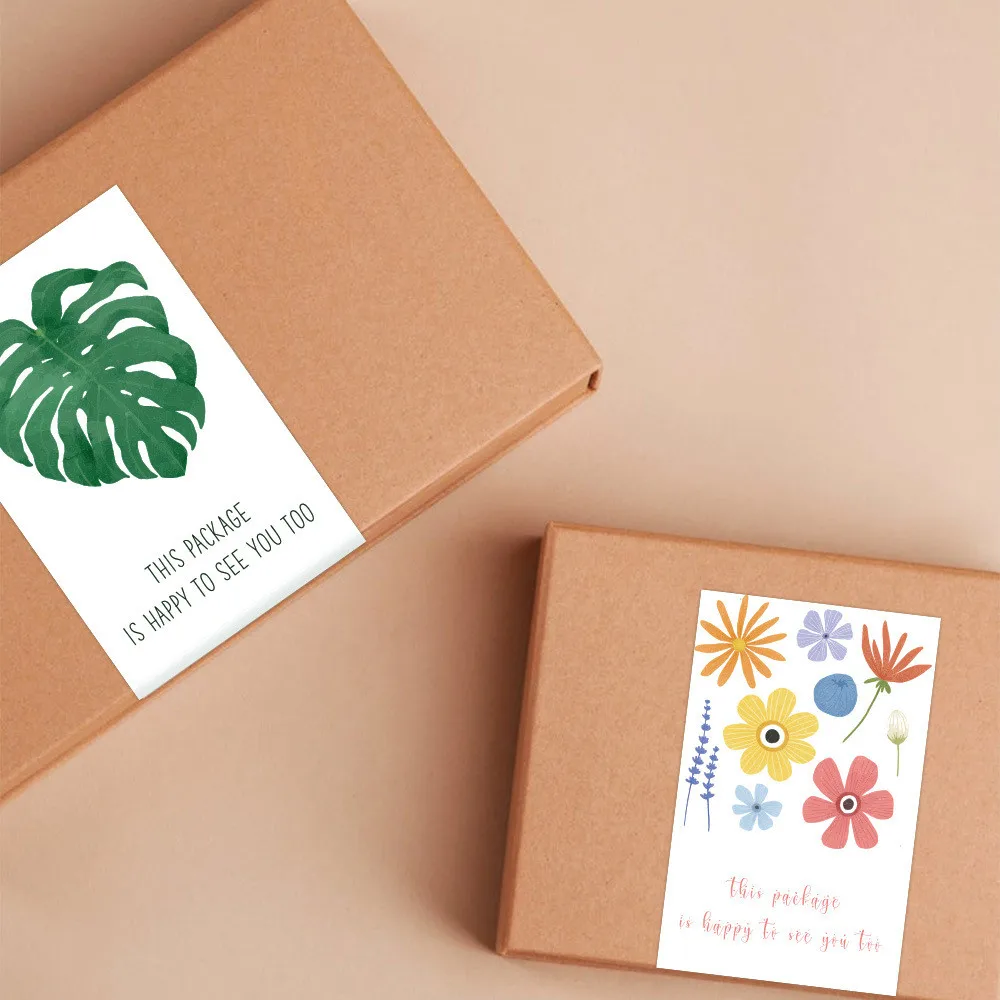 50pcs "this Package Is Happy To See You Too" Flower Stickers Packing Box Seal Label Business Package Decor Thank You Sticker
50pcs "this Package Is Happy To See You Too" Flower Stickers Packing Box Seal Label Business Package Decor Thank You Sticker