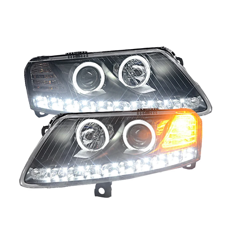 Фары для Audi A6 C5 C6, светодиодная передняя фара DRL Hid опция, Биксеноновая фара, автомобильные аксессуары на 2005-2011 год
Фары для Audi A6 C5 C6, светодиодная передняя фара DRL Hid опция, Биксеноновая фара, автомобильные аксессуары на 2005-2011 год