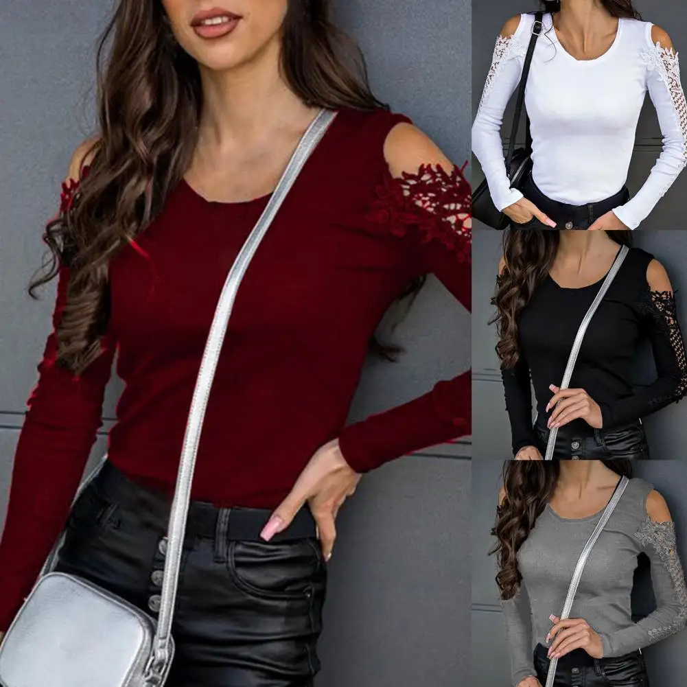 Women Blouse Embroidery Lace Hollow Out Solid Color Long Sleeve Off Shoulder Tunic Top Streetwear Fashion Women Blouses 2021
Women Blouse Embroidery Lace Hollow Out Solid Color Long Sleeve Off Shoulder Tunic Top Streetwear Fashion Women Blouses 2021