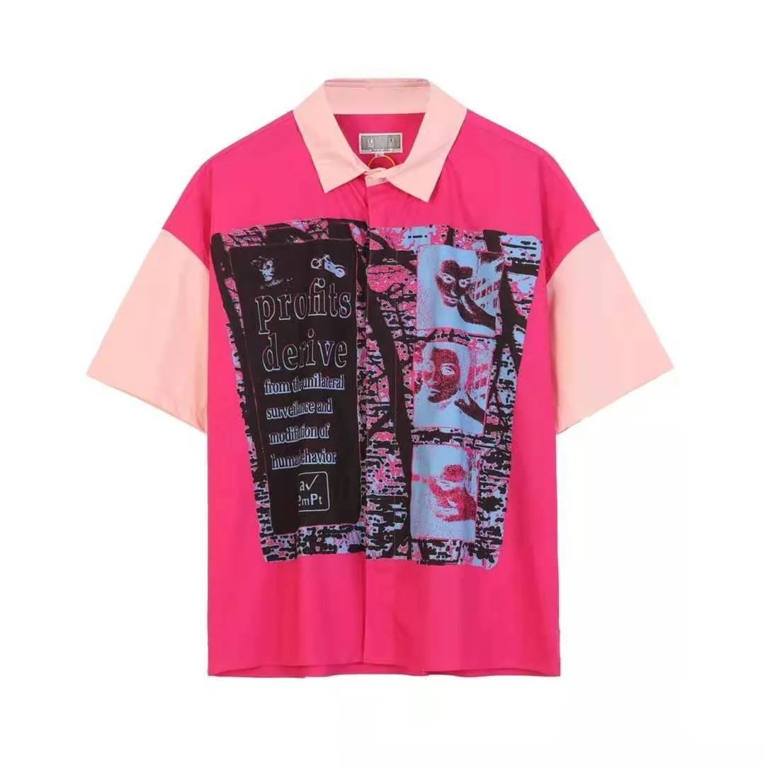 Женская дышащая рубашка в стиле ретро с принтом футуристизма
Женская дышащая рубашка в стиле ретро с принтом футуристизма