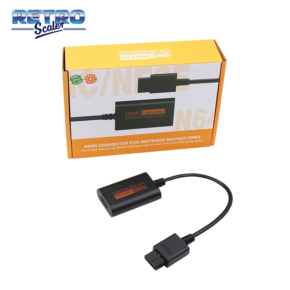 Совместимый с HDMI конвертер RetroScaler 1080p для Nintendo 64/SNES/NGC Gamecube Ретро консоль видеоигр