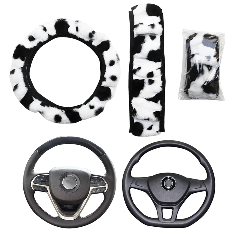 38cm Leopard Print Soft Plush Steering-Wheel Steering Wheel Cover DIY Wheel Cover Car Styling Interior Accessories Auto Products 
38cm Leopard Print Soft Plush Steering-Wheel Steering Wheel Cover DIY Wheel Cover Car Styling Interior Accessories Auto Products